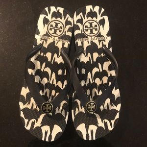 Tory Burch platform flip flops
